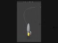 Blender Tutorial Day #60 - Making Fire For Rocketship