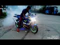 Honda CBR 250RR MC22 GullArm Burnout with exhaust sound in Sri Lanka #burnout