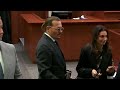 Suave Johnny Depp walking into court all 24 days in one video