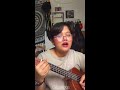 Cover Song Daniel Caesar - Japanese Denim (Ukulele version)