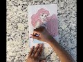 Let’s Color ! Coloring The Little Mermaid ! 🧜‍♀️❤️🖍️🖍️🎨