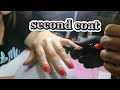 Removing gel And applying gel color to the nails