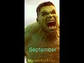 Your Birthday Month x Your Marvel Character  #mcu #marvel #avengers #edit #trending #shorts
