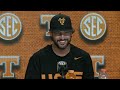 Tennessee Baseball's Tony Vitello, Cal Stark, Dylan Loy & Hunter Ensley react to SEC Tourney title