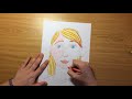 How to draw a SELF-PORTRAIT - Easy steps for kids.