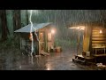 Beat stress in 5 minutes to sleep soundly with heavy rain and thunder sound on tin roof