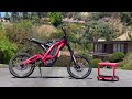 72v Surron with MINI SUPERMOTO wheels!