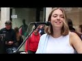 Guy TIPPED $100 for this PERFORMANCE!! ABBA - S.O.S. | Allie Sherlock cover & Zoe Clarke