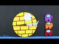Strawberry Pacman Monster vs Crazy Ghost Battle | Game Pac-Man stop motion @FunnyPacman