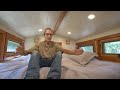 He retired into a off-grid Tiny House on his own land