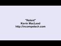 Kevin MacLeod ~ Relent