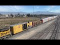 Union Pacific West Colton Railyard Operations - Railfanning West Colton, CA 11/23/2022