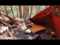 Abandoned vehicles - Old Farm Trail - Northborough, MA - DJI Mavic 2 Zoom drone & Osmo Action