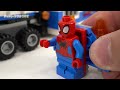 Lego Marvel Spider-MAn, Hulk VS Rhino truck showdown! | DuDuPopTOY