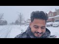 Heavy Snowfall ❄️ in Brampton ⛄️