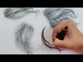 Learn to Draw Types of Hair - EASY Hair for BEGINNERS