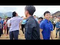 Slippery pole climbing festival in Ha Giang, Vietnam