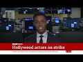 Actors join writers in massive Hollywood strike – BBC News