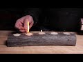 How to make a Rustic Candle Log