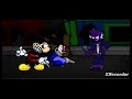 fnf wedneday con color mickey mouse y oswald vs void