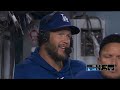 In-Game Interview Clayton Kershaw on Walker Buehler's First Game of the Season and Watching Ohtani