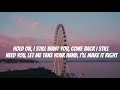 Chord Overstreet- Hold on (lyrics)