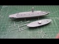 Monitor vs Merrimac Civil War Battle Ship Diorama Scale Model Build How To Weather Wood Deck Water