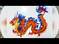 Chinese Dragon ACRYLIC POURING - Taking Paint Pouring to the Next Level!
