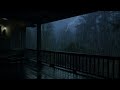 Fall Asleep With The Soothing Sounds Of Rain And Thunder | ASMR, Reduce Stress with Rain Sounds