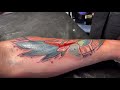 Time Lapse Tattooing process