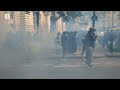 Paris riot: police clash with protesters at May Day march