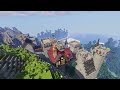 5+ Hours Minecraft MOUNTAIN CASTLE Timelapse. The Rossberkshire Stronghold.