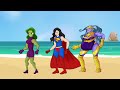 Evolution Of HULK PREGNANT, SPIDER-MAN, SUPER-MAN : ICE, FIRE And EARTH | Animation Skill