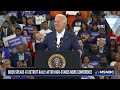 WATCH: Biden speaks live at Detroit rally after high-stakes news conference