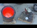 Melting Glass & Aluminum Together - ASMR Metal Melting - Bullet Casing Copper Casting - BigStackD