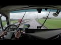 Overcoming Challenges: Truck Driver Battles Belgian Rainstorm
