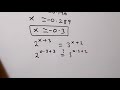 Nice Algebra Exponential Equation | Math Olympiad