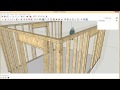 Framing Exterior Wall Corners - Requested SketchUp Video