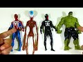 Assemble Toys ~ Spider-Man, Venom, Hulk Smash And Sirenhead ~ Avengers Marvel Toys