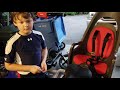 HAMAX CARESS child bike seat on Lectric XP