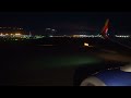 STUNNING Night Landing Las Vegas – Southwest Airlines – Boeing 737-7H4 – BZN-LAS