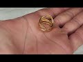 Treasure hunt finds a gold ring while underwater metal detecting