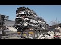 Turning Tons of Cars into Scrap Metal. The Largest Graveyard of Old Cars in Korea