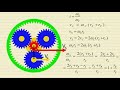 Tutorial: How to Derive the Formula for the Planetary Mechanism Gear Ratio
