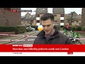 Man with crossbow shot dead by armed police in London | BBC News