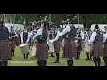 Field Marshal Montgomery Pipe Band at the 2024 Scottish Championships at Dumbarton