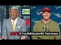 Cardinals TE Trey McBride joins 'NFL Total Access' 10 days before '24 draft