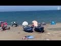 شاطئ ازلا: واحة هادئة على ساحل البحر المتوسط