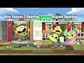 Big City Greens S3B Opening Comparison To S1 Original Side-By-Side After Ep.'The Move' HD