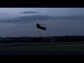 Boeing Chinook on night exercises (Leicester Airport)